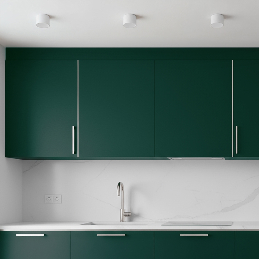 Brilagi - LED RGB+CCT Ρυθμιζόμενο εντοιχισμένο σποτ SMOOTH 1xGX53/14W/230V 2700-6500K Wi-Fi Tuya λευκό
