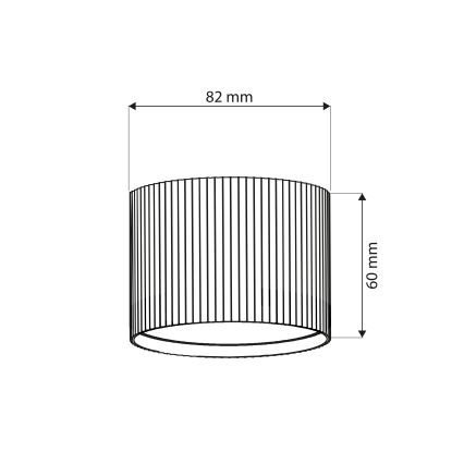 Brilagi - LED RGB+CCT ρυθμιζόμενο φωτιστικό σποτ STRIPY 1xGX53/14W/230V 2700-6500K Wi-Fi Tuya ασημί