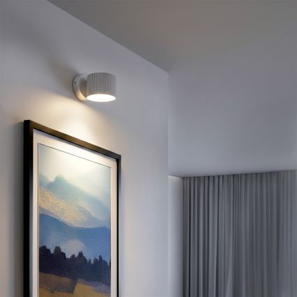 Brilagi - LED RGB+CCT Ρυθμιζόμενο επιτοίχιο φωτιστικό σποτ STRIPY 1xGX53/14W/230V 2700-6500K Wi-Fi Tuya λευκό