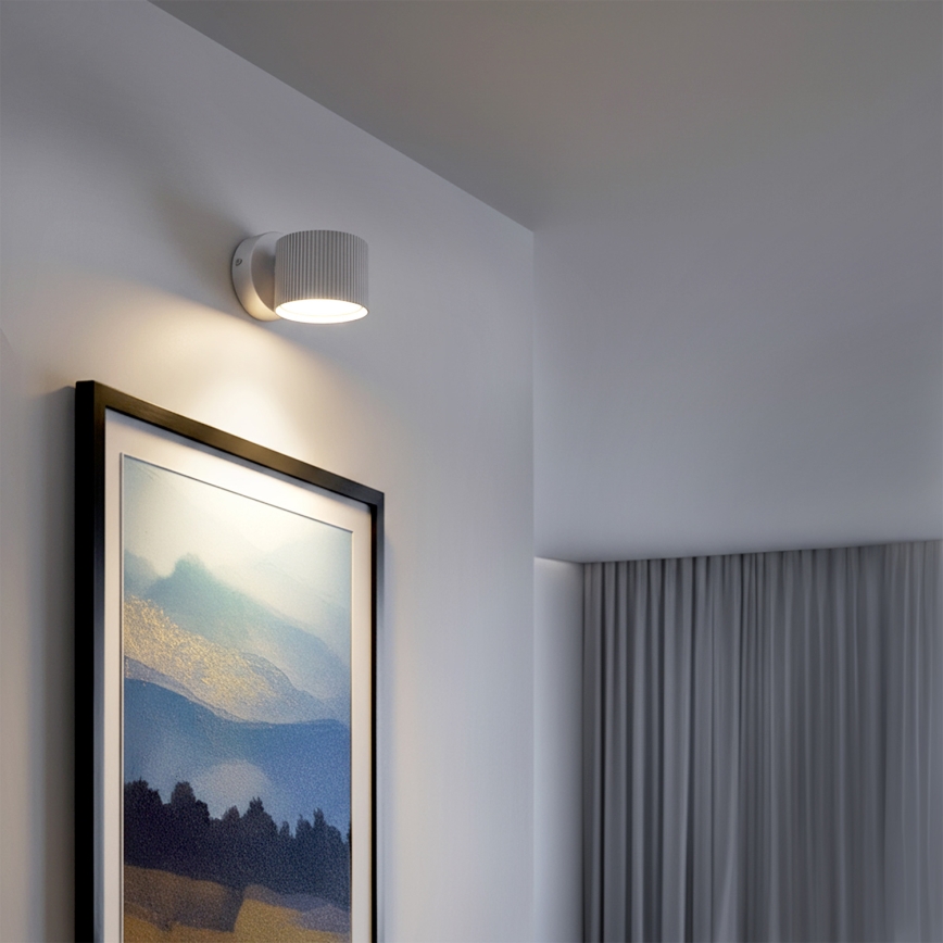 Brilagi - LED RGB+CCT Ρυθμιζόμενο επιτοίχιο φωτιστικό σποτ STRIPY 1xGX53/14W/230V 2700-6500K Wi-Fi Tuya λευκό