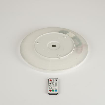 Brilagi - LED RGBW Dimmable φωτιστικό οροφής ULTRA SLIM LED/18W/230V 2700-6500K διάμετρος 30 cm λευκό + τηλεχειριστήριο