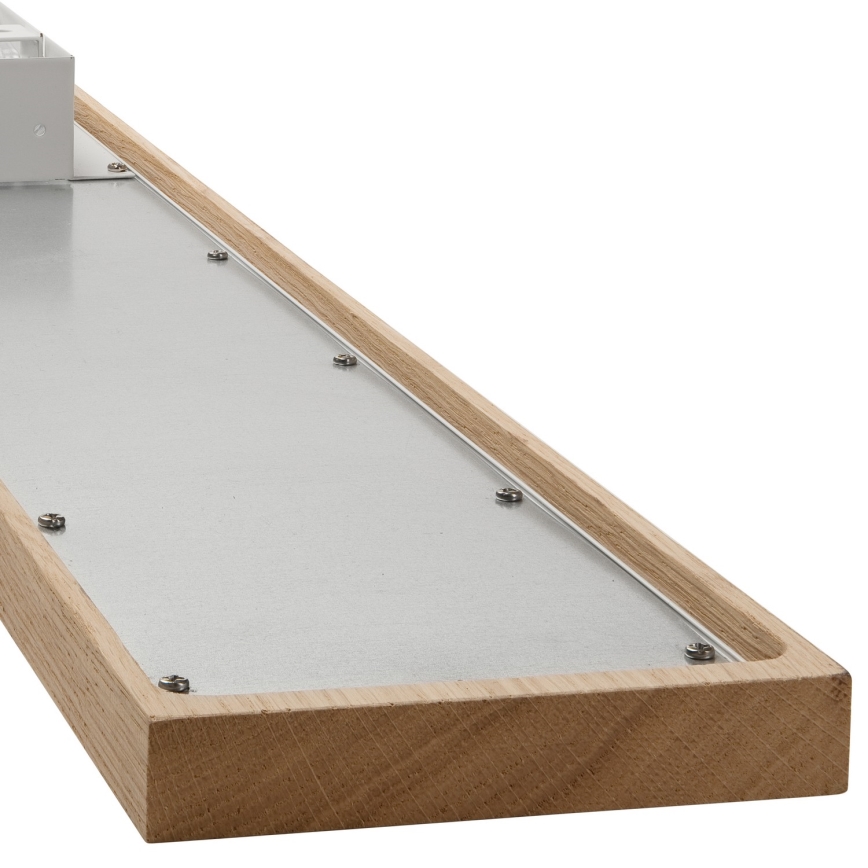 Brilagi - LED RGBW Πάνελ dimming WOODY FRAME LED/34W/230V 11,5x123 cm 2700-6500K δρυς + τηλεχειριστήριο