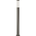 Brilagi - LED RGBW ρυθμιζόμενη εξωτερική λάμπα ELIA 1xE27/6,5W/230V 2700-6500K IP44 Wi-Fi 100 cm ματ χρώμιο