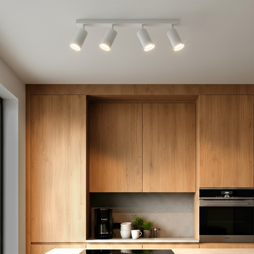 Brilagi - LED RGBW Ρυθμιζόμενο σποτ φωτιστικό SELE MODERN 4xGU10/4,8W/230V 3000K λευκό + τηλεχειριστήριο
