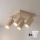 Brilagi - LED RGBW ρυθμιζόμενο φωτιστικό σποτ SELE SQUARE 4xGU10/6,5W/230V 2700-6500K μπεζ
