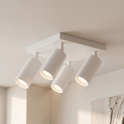 Brilagi - Ρυθμιζόμενο LED RGBW σημειακό φωτιστικό SELE SQUARE 4xGU10/6,5W/230V 2700-6500K λευκό