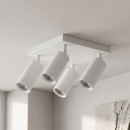Brilagi - Ρυθμιζόμενο LED RGBW σημειακό φωτιστικό SELE SQUARE 4xGU10/6,5W/230V 2700-6500K λευκό