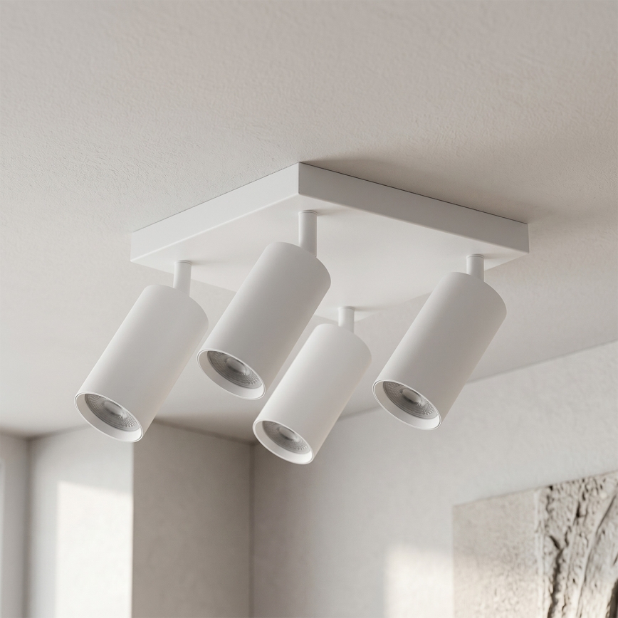 Brilagi - Ρυθμιζόμενο LED RGBW σημειακό φωτιστικό SELE SQUARE 4xGU10/6,5W/230V 2700-6500K λευκό