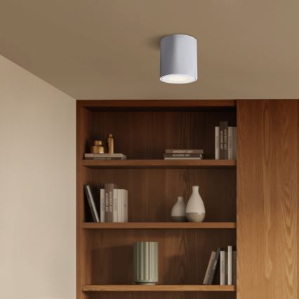 Brilagi - LED RGBW Ρυθμιζόμενο φωτιστικό μπάνιου MIA 1xGU10/4,8W/230V 3000K 84x80 mm λευκό IP54 + τηλεχειριστήριο