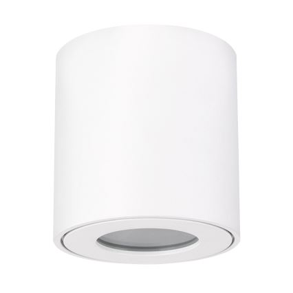 Brilagi - LED RGBW Ρυθμιζόμενο φωτιστικό μπάνιου MIA 1xGU10/4,8W/230V 3000K 84x80 mm λευκό IP54 + τηλεχειριστήριο