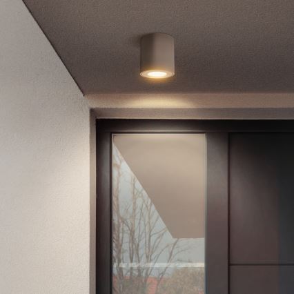 Brilagi - LED RGBW Ρυθμιζόμενο φωτιστικό μπάνιου MIA 1xGU10/4,8W/230V 3000K 84x80 mm μπεζ IP54 + τηλεχειριστήριο