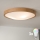 Brilagi - LED RGBW ρυθμιζόμενο φωτιστικό οροφής CARVALHO SLIM 3xE27/9W/230V 2700-6500K Wi-Fi σε φινίρισμα δρυός, διάμ. 47 cm