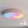 Brilagi - LED RGBW ρυθμιζόμενο φωτιστικό οροφής CLARE 4xE27/9W/230V 2700-6500K διάμ. 50 cm Wi-Fi μπεζ