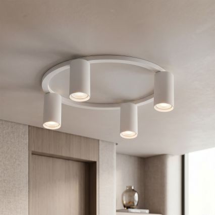 Brilagi - LED RGBW ρυθμιζόμενο φωτιστικό οροφής SELE 4xGU10/6,5W/230V 2700-6500K λευκό