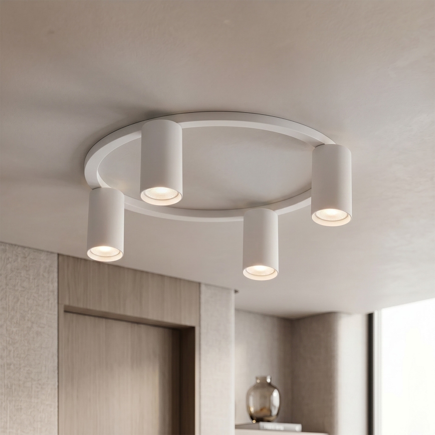 Brilagi - LED RGBW ρυθμιζόμενο φωτιστικό οροφής SELE 4xGU10/6,5W/230V 2700-6500K λευκό