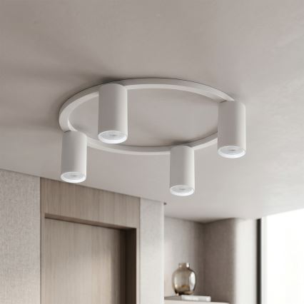 Brilagi - LED RGBW ρυθμιζόμενο φωτιστικό οροφής SELE 4xGU10/6,5W/230V 2700-6500K λευκό