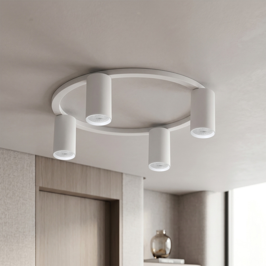 Brilagi - LED RGBW ρυθμιζόμενο φωτιστικό οροφής SELE 4xGU10/6,5W/230V 2700-6500K λευκό
