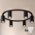 Brilagi - LED RGBW ρυθμιζόμενο φωτιστικό οροφής SELE 6xGU10/6,5W/230V 2700-6500K μαύρο + τηλεχειριστήριο