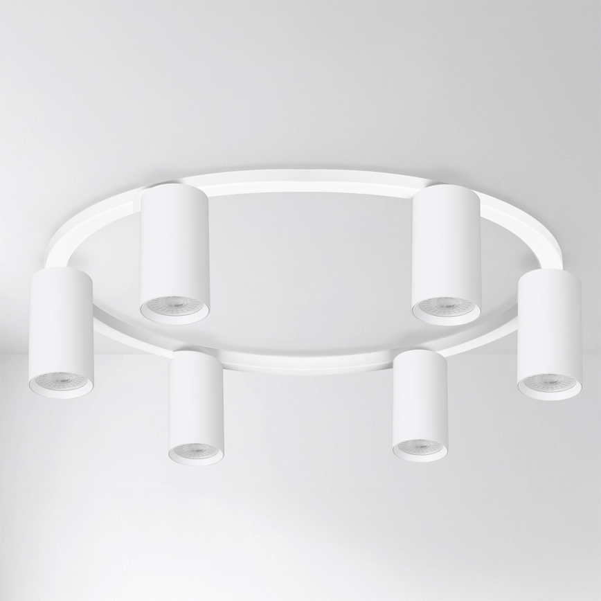Brilagi - LED RGBW ρυθμιζόμενο φωτιστικό οροφής SELE 6xGU10/6,5W/230V 2700-6500K λευκό + τηλεχειριστήριο