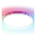 Brilagi - LED RGBW Ρυθμιζόμενο φωτιστικό οροφής VIBE LED/24W/230V 3000-6500K λευκό + τηλεχειριστήριο