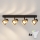 Brilagi - LED RGBW Ρυθμιζόμενο σποτ φωτιστικό NUGGET 4xGU10/4,8W/230V 3000K μαύρο/χρυσό + τηλεχειριστήριο