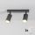 Brilagi - LED RGBW Ρυθμιζόμενο σποτ φωτιστικό SELE 2xGU10/4,8W/230V 3000K μαύρο/χρυσό + τηλεχειριστήριο