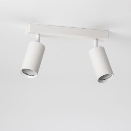 Brilagi - LED RGBW ρυθμιζόμενο σποτ φωτιστικό SELE 2xGU10/4,8W/230V 3000K λευκό + τηλεχειριστήριο