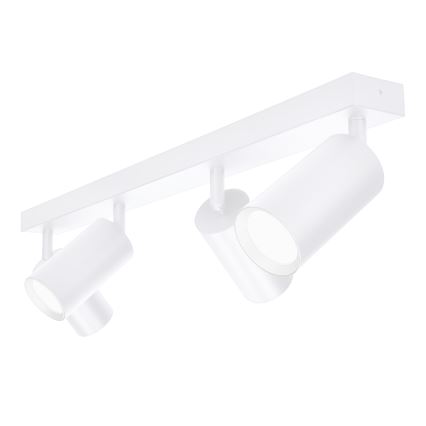 Brilagi - LED RGBW ρυθμιζόμενο σποτ φωτιστικό SELE 4xGU10/6W/230V 3000K λευκό + τηλεχειριστήριο