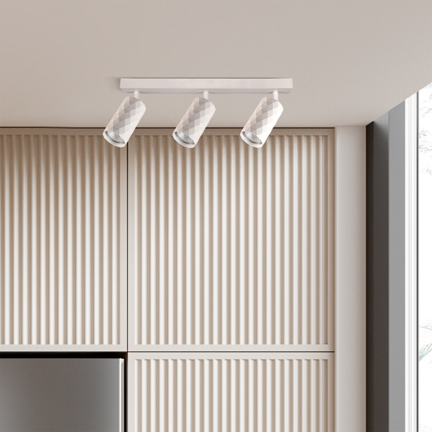 Brilagi - LED RGBW ρυθμιζόμενο σποτ SELE DIAMANT 3xGU10/6W/230V 3000K Wi-Fi λευκό