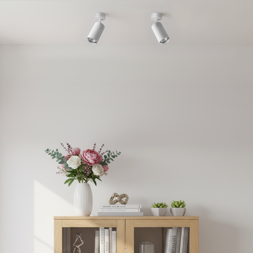 Brilagi - LED RGBW Ρυθμιζόμενο σποτ φωτιστικό SELE MODERN 1xGU10/4,8W/230V 3000K λευκό + τηλεχειριστήριο