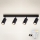 Brilagi - LED RGBW ρυθμιζόμενο σποτ φωτιστικό SELE MODERN 4xGU10/4,8W/230V 3000K μαύρο + τηλεχειριστήριο