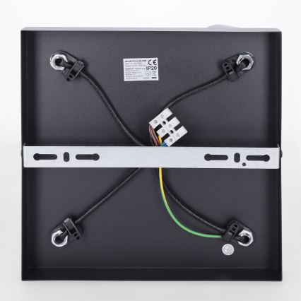 Brilagi - LED RGBW ρυθμιζόμενο σποτ φωτιστικό SELE SQUARE 4xGU10/6,5W/230V 2700-6500K μαύρο