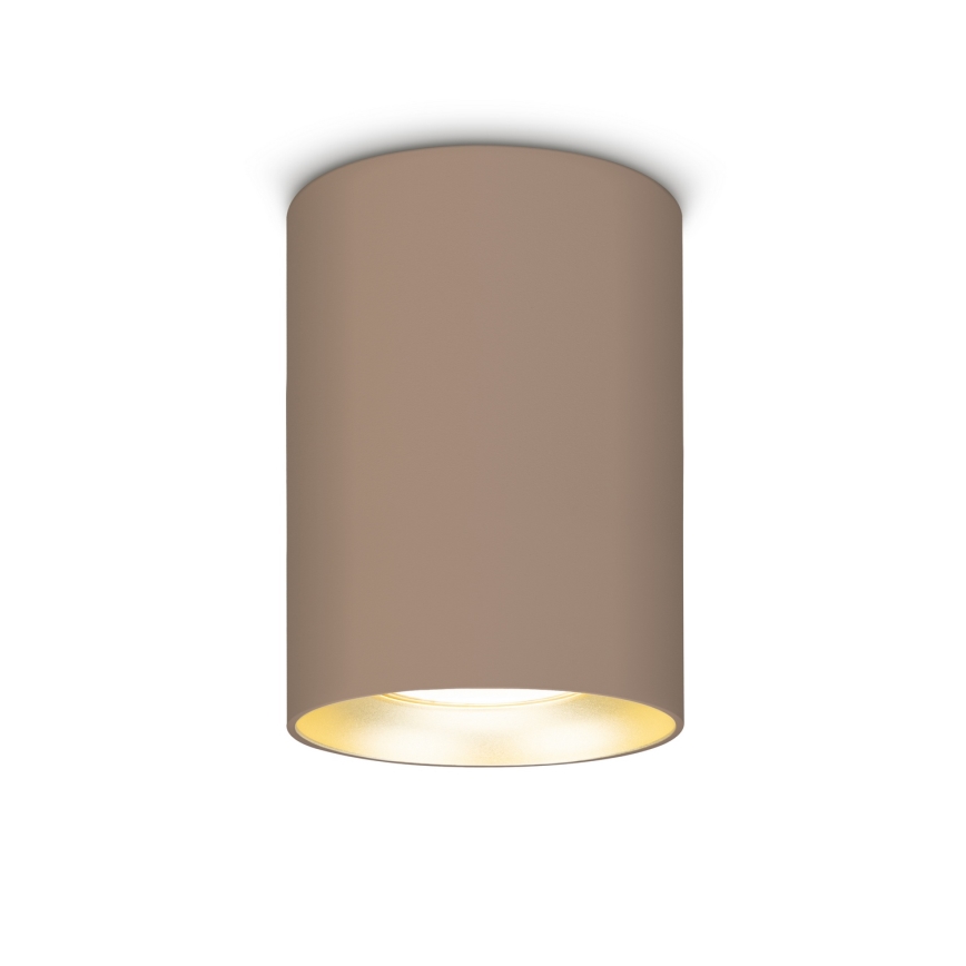 Brilagi - LED RGBW Ρυθμιζόμενο σποτ TRINE 1xGU10/4,8W/230V 3000K μπεζ/χρυσό + τηλεχειριστήριο