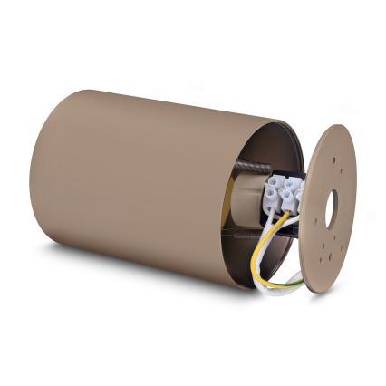 Brilagi - LED RGBW Ρυθμιζόμενο σποτ TRINE 1xGU10/4,8W/230V 3000K μπεζ/χρυσό + τηλεχειριστήριο