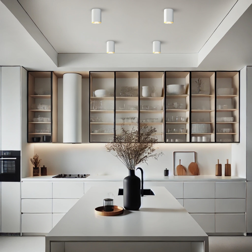 Brilagi - Ρυθμιζόμενο σημειακό φωτιστικό LED RGBW TRINE 1xGU10/6W/230V 3000K λευκό/χρυσό + τηλεχειριστήριο