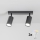 Brilagi - LED RGBW ρυθμιζόμενο σποτ SELE 2xGU10/4,8W/230V 3000K μαύρο + τηλεχειριστήριο