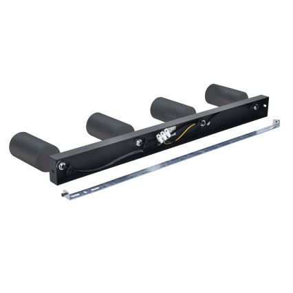 Brilagi - LED RGBW Ρυθμιζόμενο σποτ φωτιστικό SELE 4xGU10/4,8W/230V 3000K ανθρακί + τηλεχειριστήριο