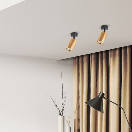 Brilagi - Ρυθμιζόμενο LED RGBW σποτ SELE DIAMANT 1xGU10/4,8W/230V χρυσό + τηλεχειριστήριο