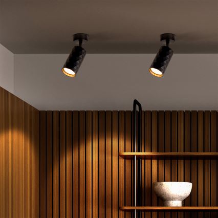 Brilagi - Ρυθμιζόμενο σποτ LED RGBW SELE DIAMANT 1xGU10/6,5W/230V 2700-6500K Wi-Fi μαύρο