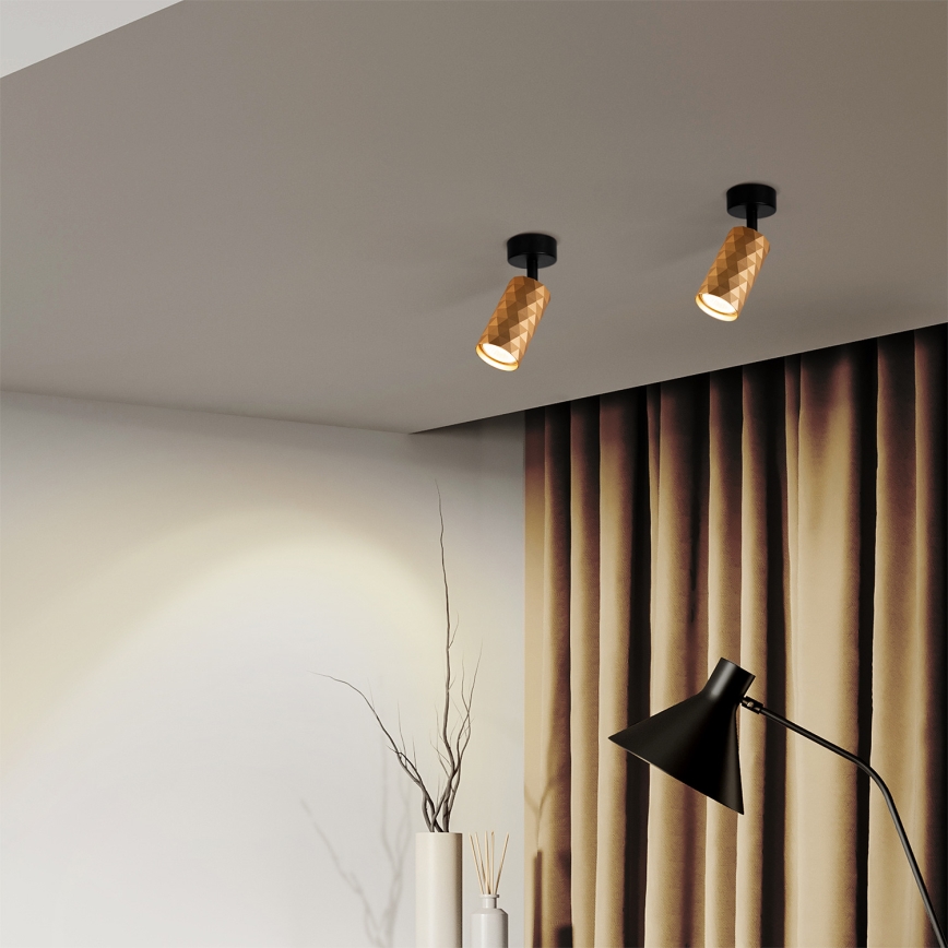 Brilagi - Ρυθμιζόμενο LED RGBW σποτ SELE DIAMANT 1xGU10/6W/230V χρυσό + τηλεχειριστήριο