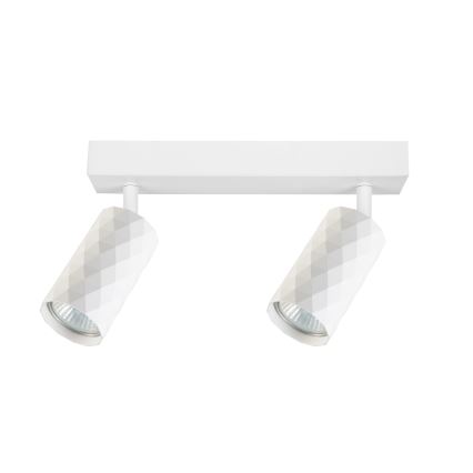 Brilagi - LED RGBW ρυθμιζόμενο σποτ φωτιστικό SELE DIAMANT 2xGU10/4,8W/230V 3000K λευκό + τηλεχειριστήριο