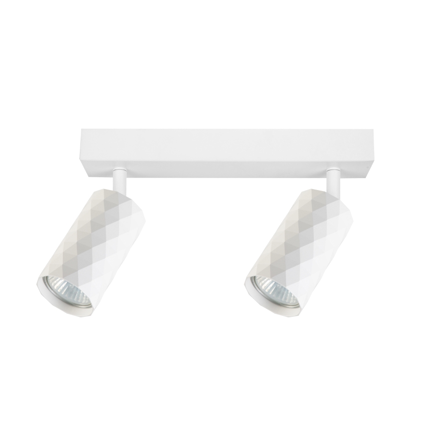 Brilagi - LED RGBW ρυθμιζόμενο σποτ φωτιστικό SELE DIAMANT 2xGU10/6W/230V 3000K λευκό + τηλεχειριστήριο