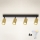 Brilagi - LED RGBW ρυθμιζόμενο σποτ SELE GOLDEN 4xGU10/4,8W/230V 3000K μαύρο/χρυσό + τηλεχειριστήριο
