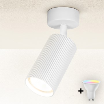 Brilagi - LED RGBW Ρυθμιζόμενο σποτ SELE MODERN 1xGU10/6,5W/230V 2700-6500K Wi-Fi λευκό