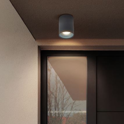 Brilagi - LED RGBW ρυθμιζόμενο σποτ TRINE 1xGU10/4,8W/230V 3000K ανθρακί + τηλεχειριστήριο