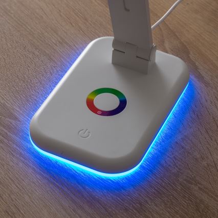 Brilagi - LED RGBW Ρυθμιζόμενο επιτραπέζιο φωτιστικό MODO LED/7W/5V 3000/4000/6500K λευκό