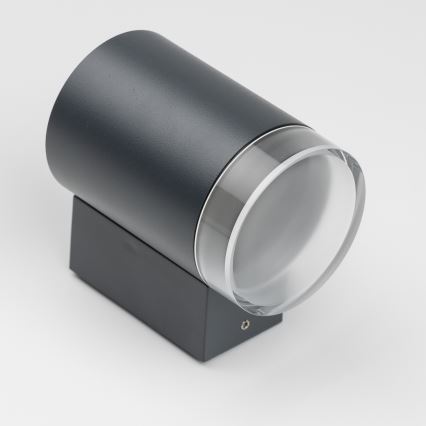 Brilagi - Ρυθμιζόμενο εξωτερικό επιτοίχιο φωτιστικό LED RGBW MATERA 1xGU10/6W/230V 3000K IP54 ανθρακί + τηλεχειριστήριο