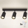 Brilagi - LED RGBW ρυθμιζόμενο σποτ φωτιστικό SELE 3xGU10/6,5W/230V 2700-6500K μαύρο