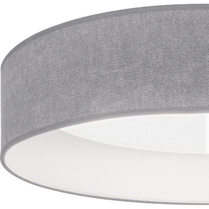 Brilagi - Ρυθμιζόμενο φωτιστικό οροφής LED VELVET SMARTIX STARS LED/36W/230V 3000–6000K Ø 55 cm γκρι Wi‑Fi Tuya Beacon + τηλεχειριστήριο