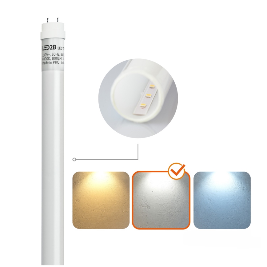 Brilagi - LED τεχνικό φωτιστικό ανθεκτικό στη σκόνη OPTIMA T8 1xG13/18W/230V 4000K IP65 128 cm